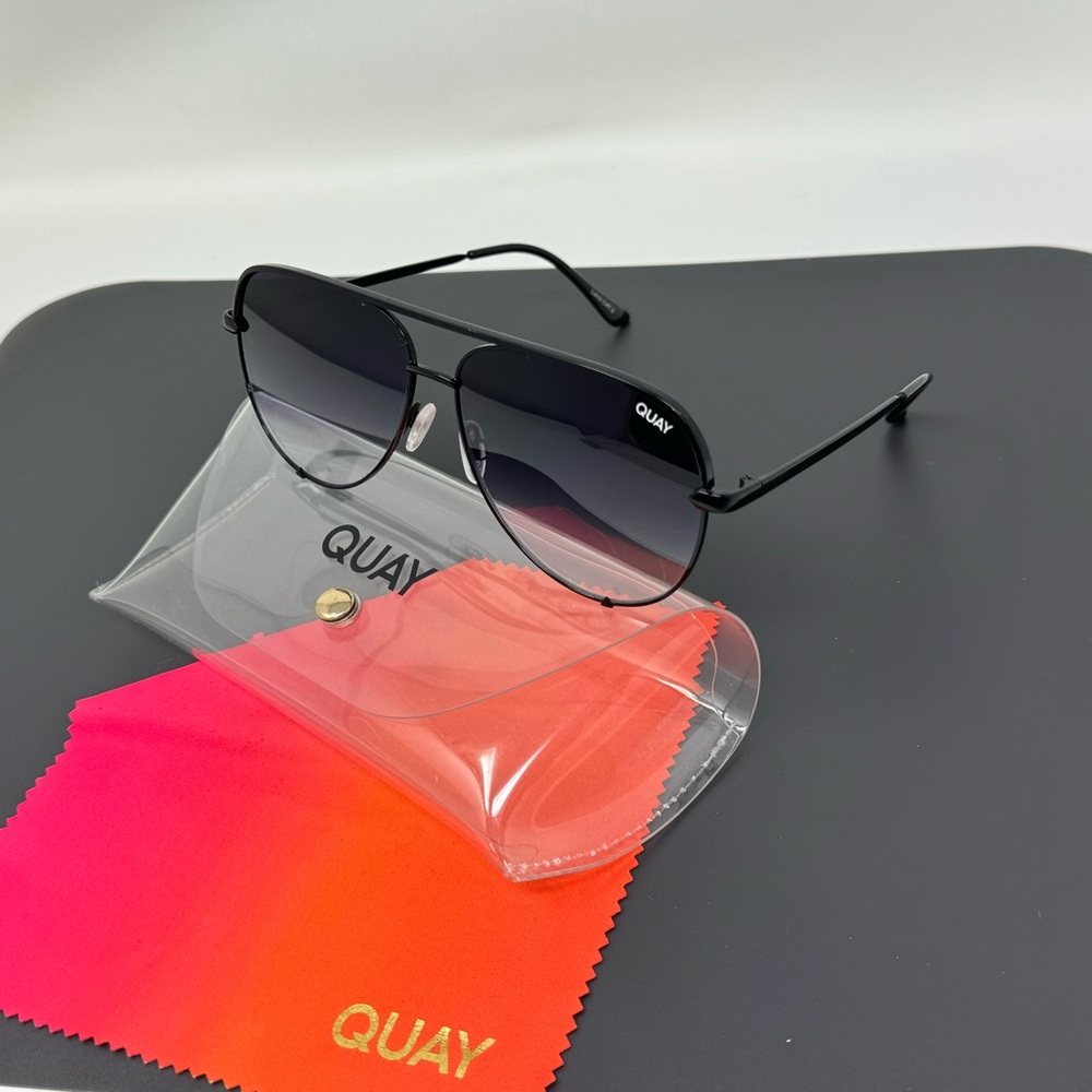 Quay Australia high key  gradient aviator sunglasses